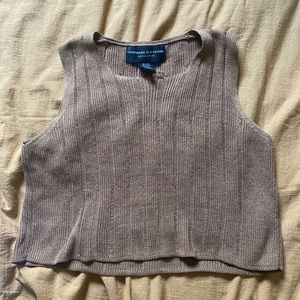 Adrienne Vittadini sweater crop top